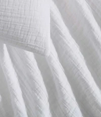 Calvin Klein Washed Textured Cotton Jacquard Mini Comforter Set