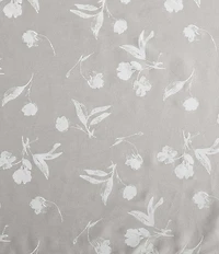 Calvin Klein White Flowers 300-Thread Count Sateen Sheet Set