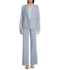 Calvin Klein Windowpane Belted Pants