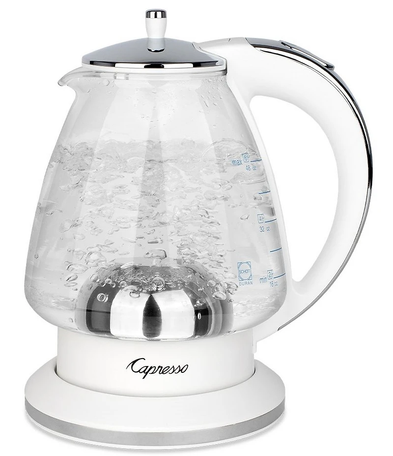 Capresso H20 Glass Electric Rapid Boil Water Kettle