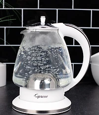 Capresso H20 Glass Electric Rapid Boil Water Kettle