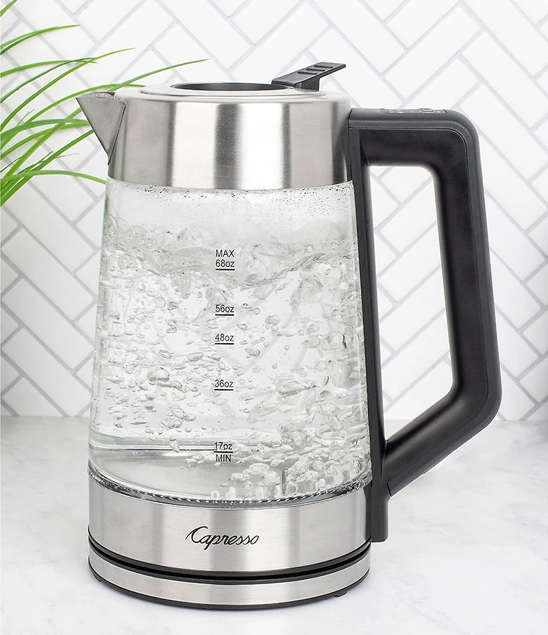 Capresso H2O Glass Select Rapid Boil Kettle