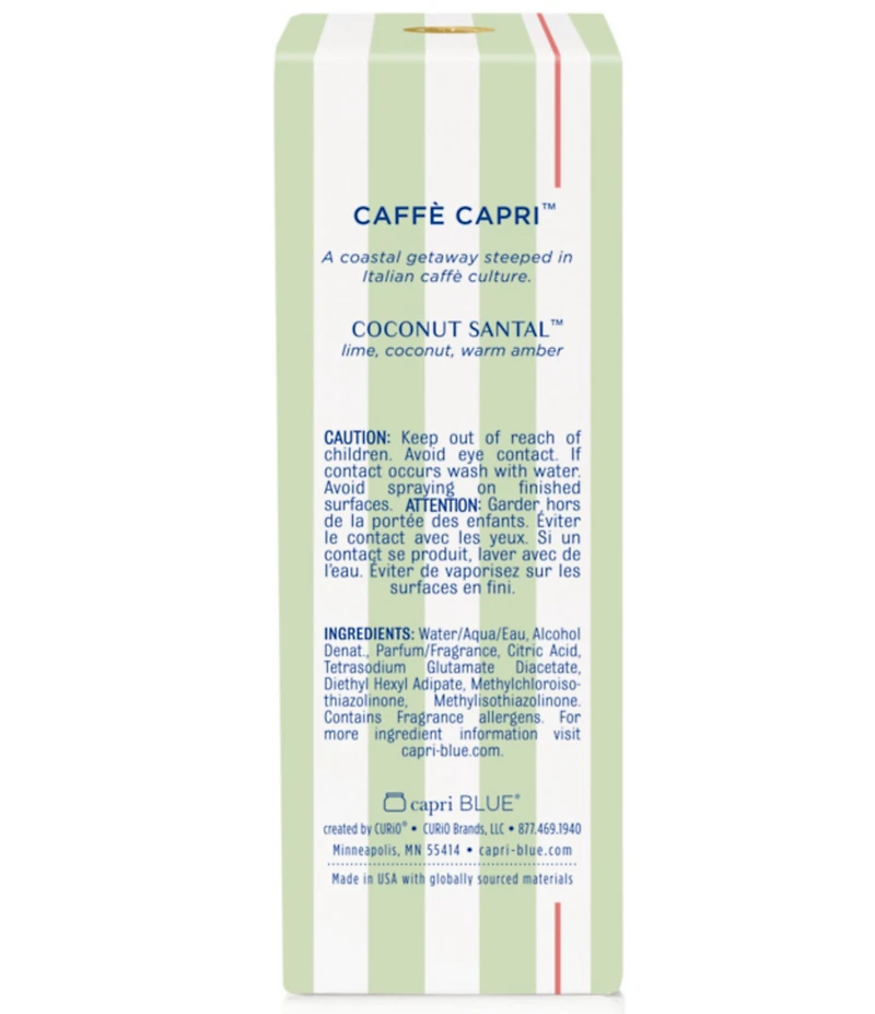 Capri Blue Artisan Caffe Capri Collection Coconut Santal™ Room Spray, 3.5 oz.