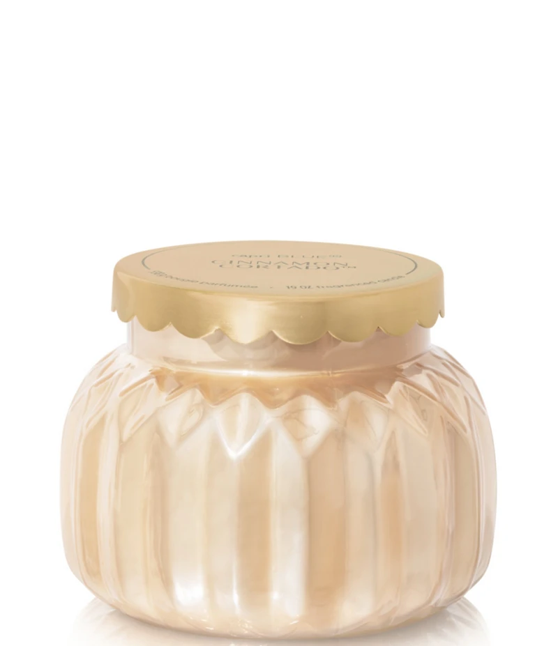 Capri Blue Cinnamon Cortado Signature Scalloped Jar Candle, 19 oz.