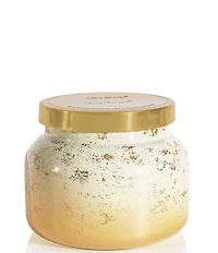 Capri Blue Volcano Glimmer Winter White Glass Candle, 28 oz.