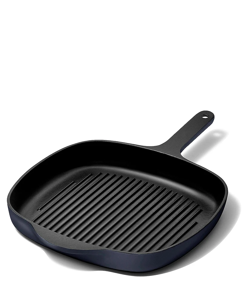 Caraway 10.5#double; Enameled Cast Iron Grill Pan