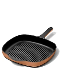 Caraway 10.5#double; Enameled Cast Iron Grill Pan