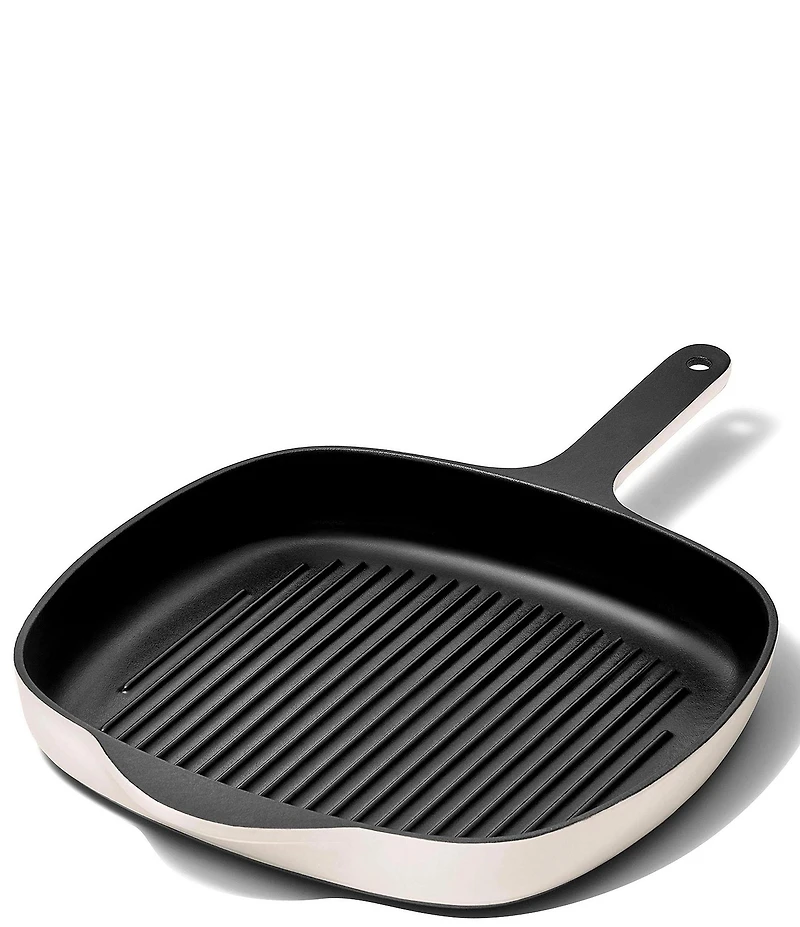 Caraway 10.5#double; Enameled Cast Iron Grill Pan