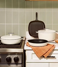 Caraway Enameled Cast Iron Braiser, 3.5 Qt.