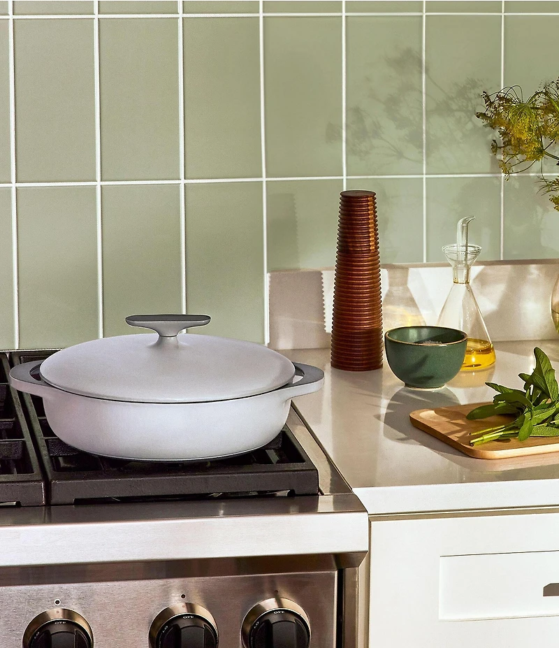 Caraway Enameled Cast Iron Braiser, 3.5 Qt.