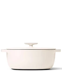 Caraway Enameled Cast Iron Oval Dutch Oven, 8.5 Qt.