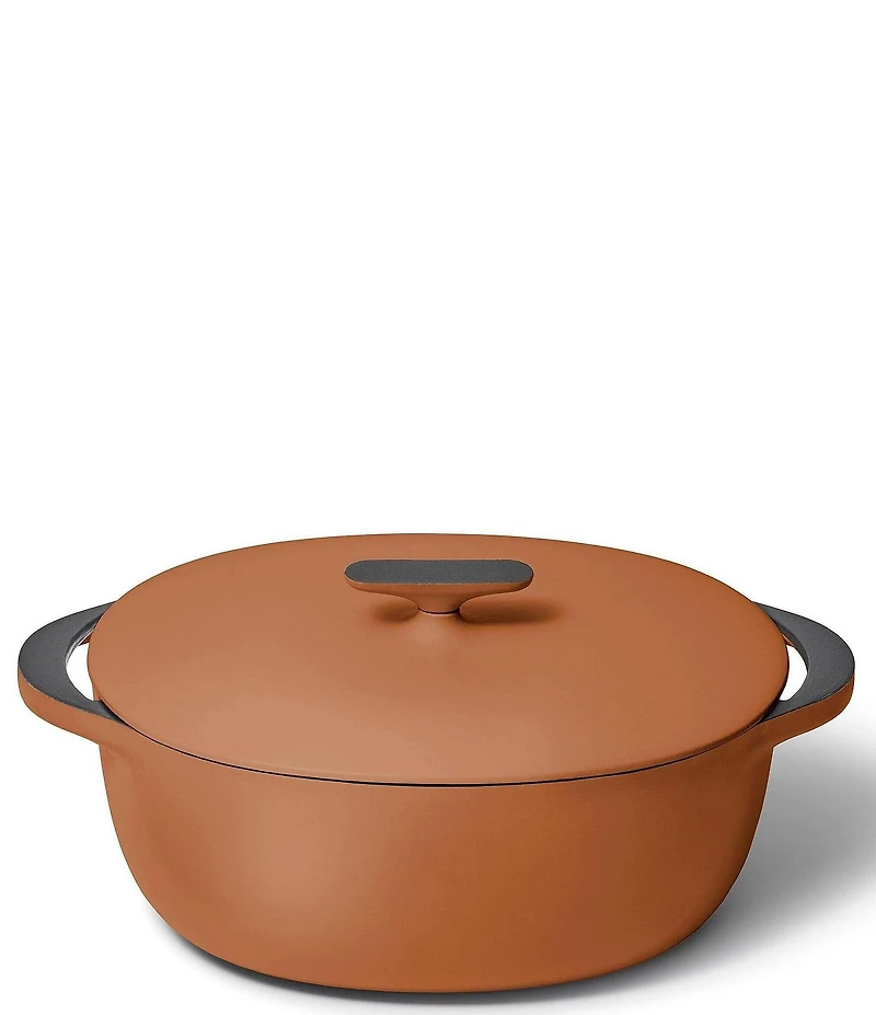 Caraway Enameled Cast Iron Oval Dutch Oven, 8.5 Qt.