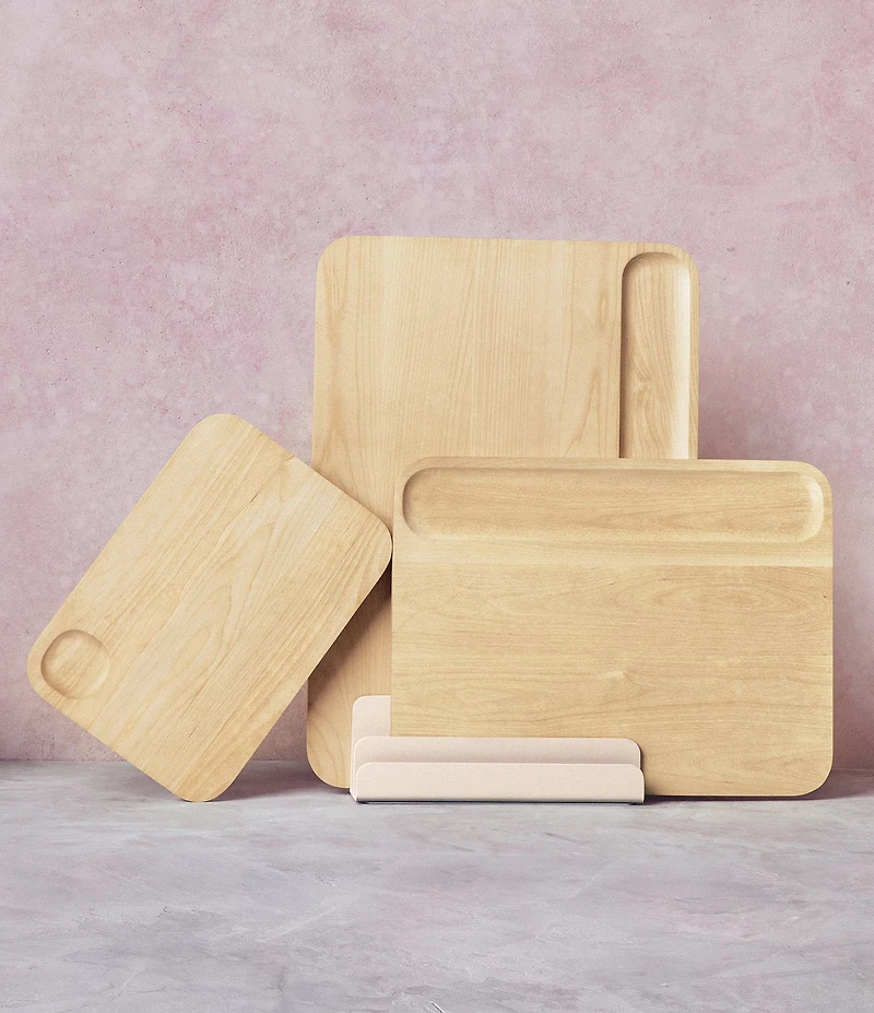 Caraway Birch Wood Cutting Board Set, Set of 3