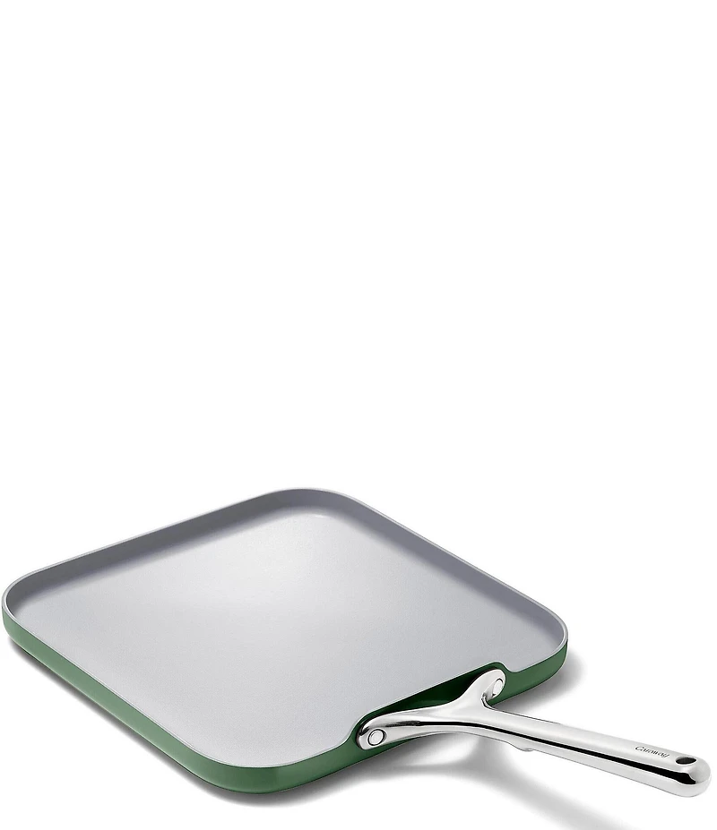 Caraway Ceramic-Coated 11#double; Square Griddle Pan