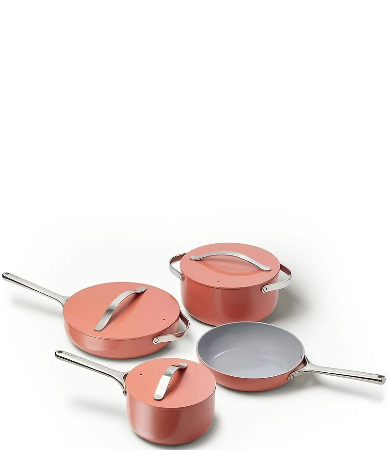 Caraway Ceramic-Coated Cookware, 12-Piece Set