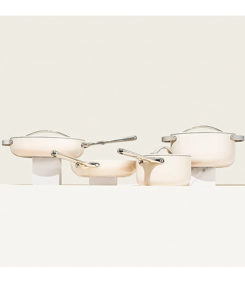 Caraway Ceramic-Coated Cookware, 12-Piece Set