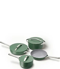 Caraway Ceramic-Coated Cookware, 12-Piece Set
