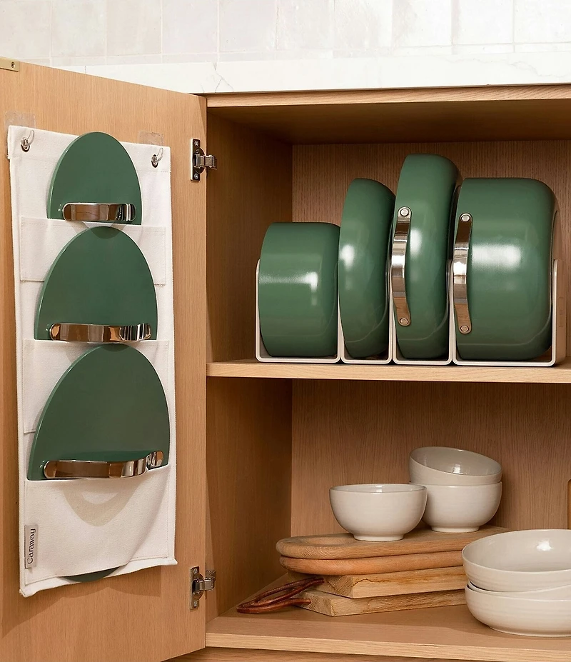 Caraway Ceramic-Coated Cookware, 12-Piece Set