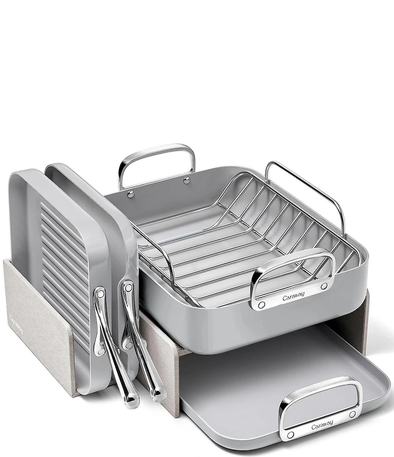 Caraway Ceramic-Coated 6-Piece Squareware Set