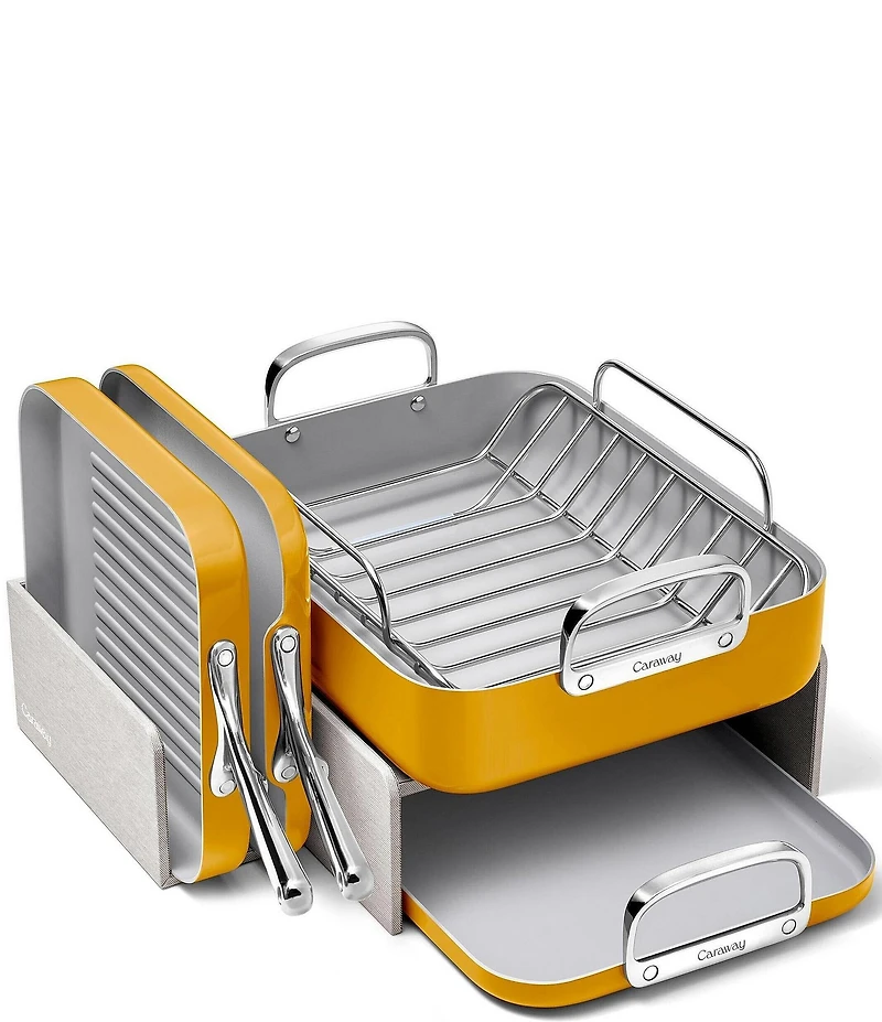 Caraway Ceramic-Coated 6-Piece Squareware Set