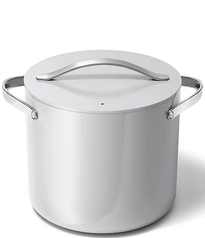 Caraway Ceramic-Coated Stockpot, 12 Qt.