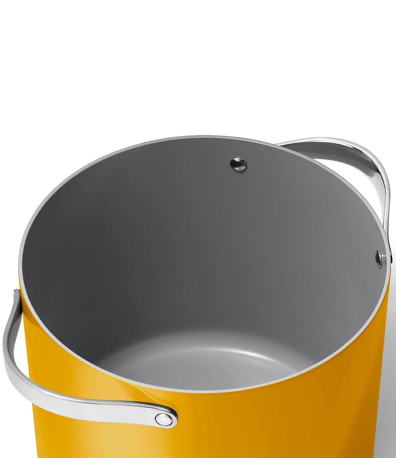 Caraway Ceramic-Coated Stockpot, 12 Qt.