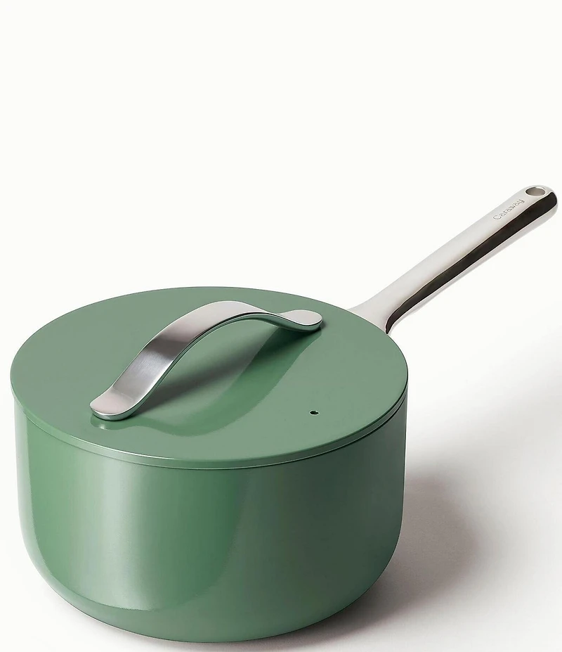 Caraway Ceramic-Coated 3 qt Sauce Pan