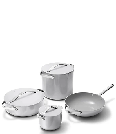 Caraway Ceramic-Coated 8pc Cookware Set