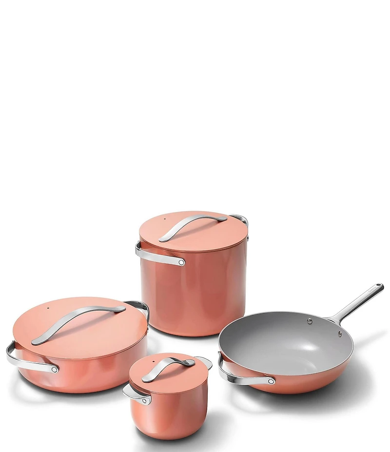 Caraway Ceramic-Coated 8pc Cookware Set