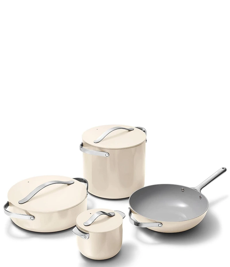 Caraway Ceramic-Coated 8pc Cookware Set