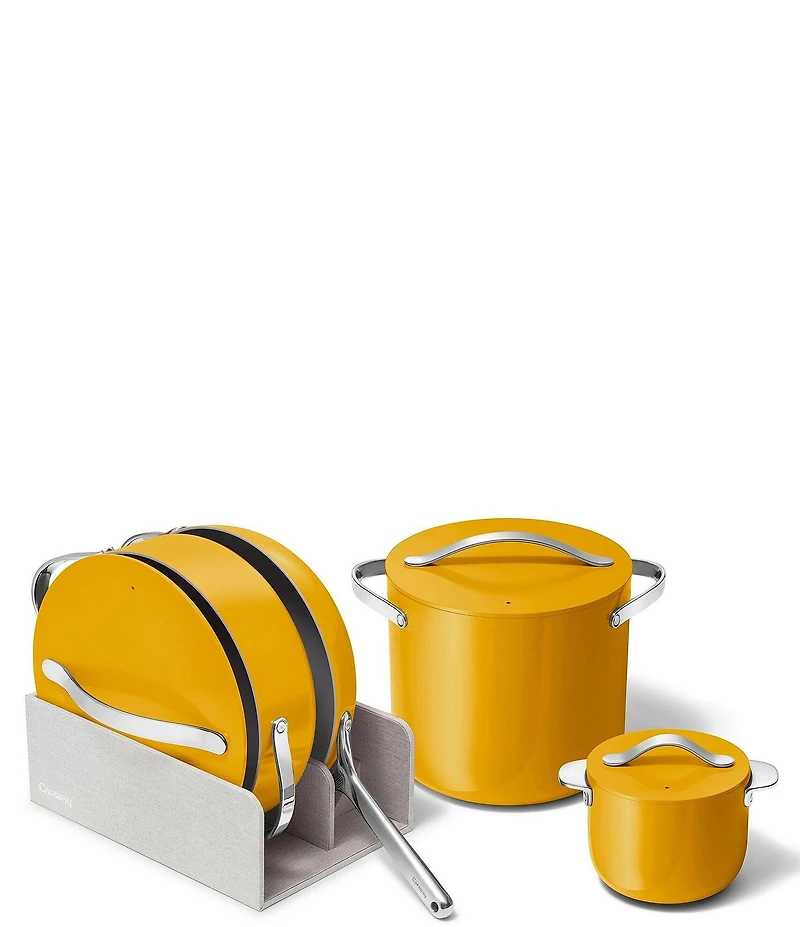 Caraway Ceramic-Coated 8pc Cookware Set