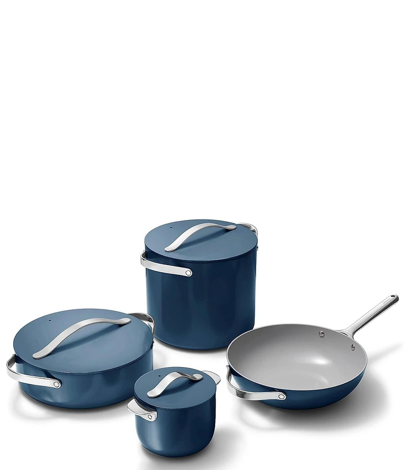 Caraway Ceramic-Coated 8pc Cookware Set
