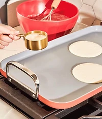 Caraway Ceramic-Coated Double Burner Griddle
