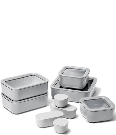 Caraway Ceramic-Coated Glass Food Storage Set