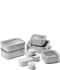 Caraway Ceramic-Coated Glass Food Storage Set