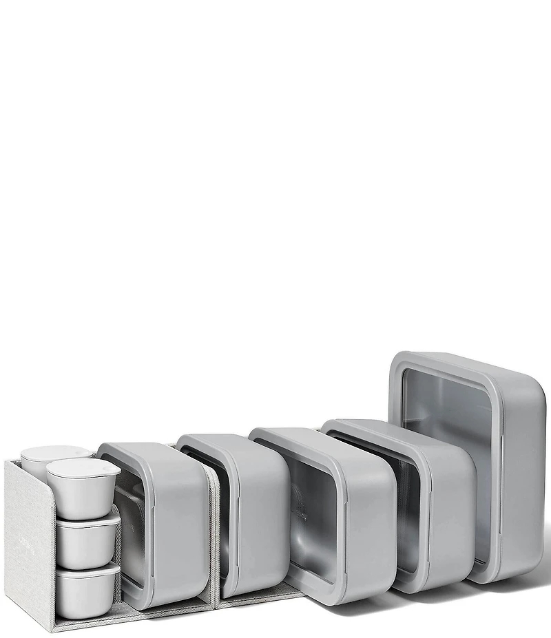 Caraway Ceramic-Coated Glass Food Storage Set