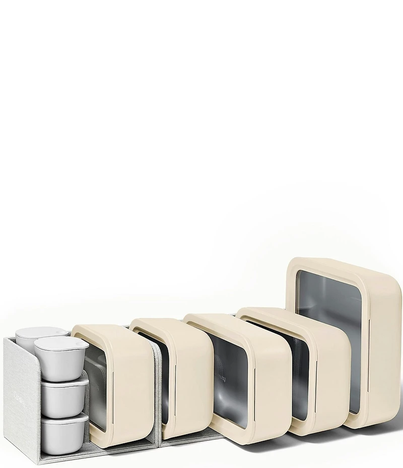 Caraway Ceramic-Coated Glass Food Storage Set