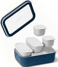Caraway Ceramic-Coated Glass Food Storage Set