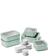 Caraway Ceramic-Coated Glass Food Storage Set