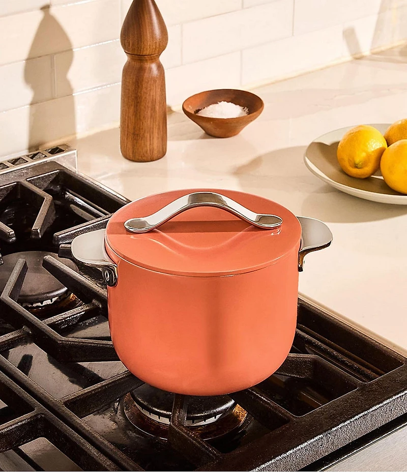 Caraway Ceramic-Coated Petite Cooker, 2 Qt.