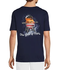 Caribbean Americana Grill Of Rights Short Sleeve T-Shirt