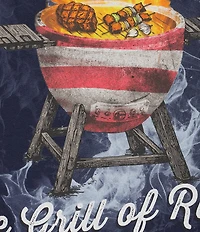 Caribbean Americana Grill Of Rights Short Sleeve T-Shirt