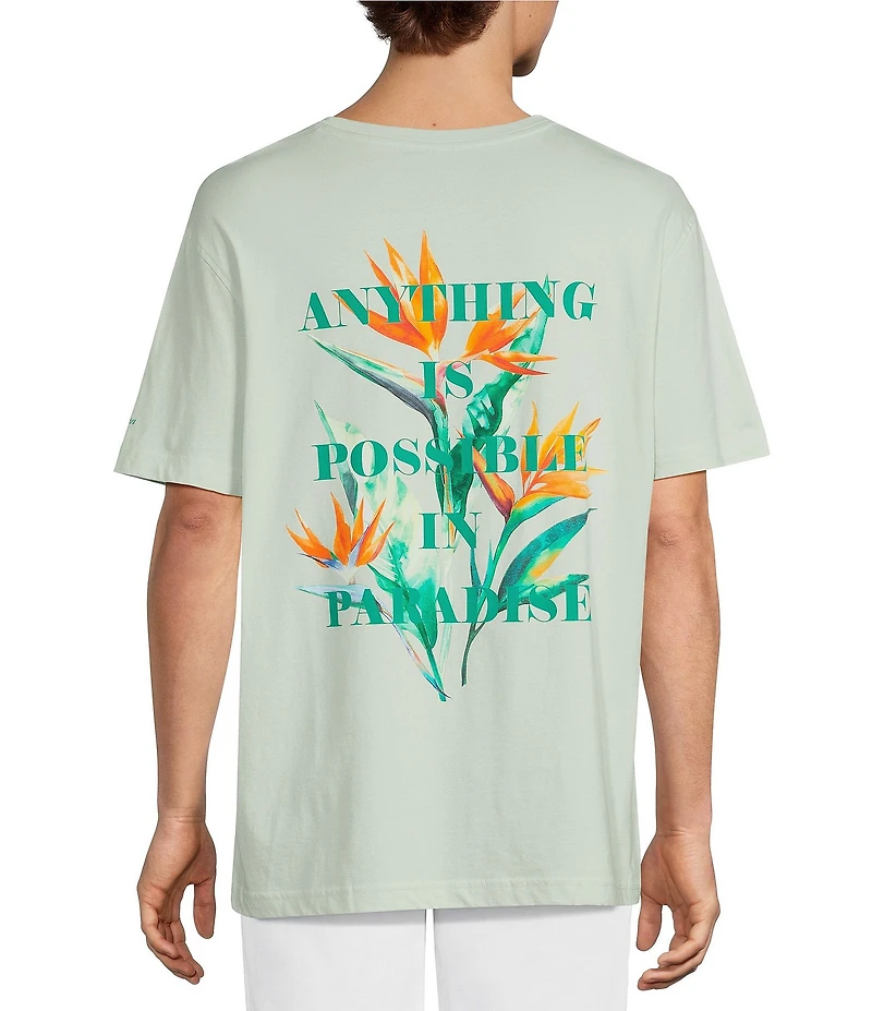Caribbean Anything Is Possible Graphic Short Sleeve T-Shirt