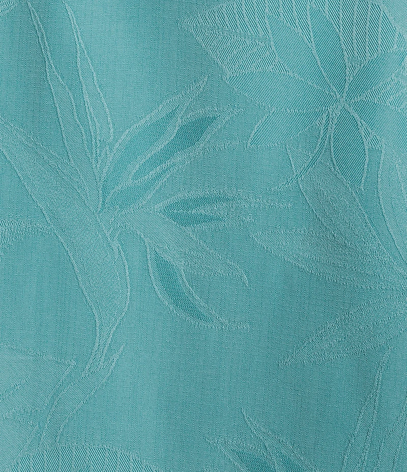 Caribbean Big & Tall Bird of Paradise Textured Short Sleeve Woven Shirt