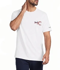 Caribbean Big & Tall Crustacean Flag Short Sleeve T-Shirt