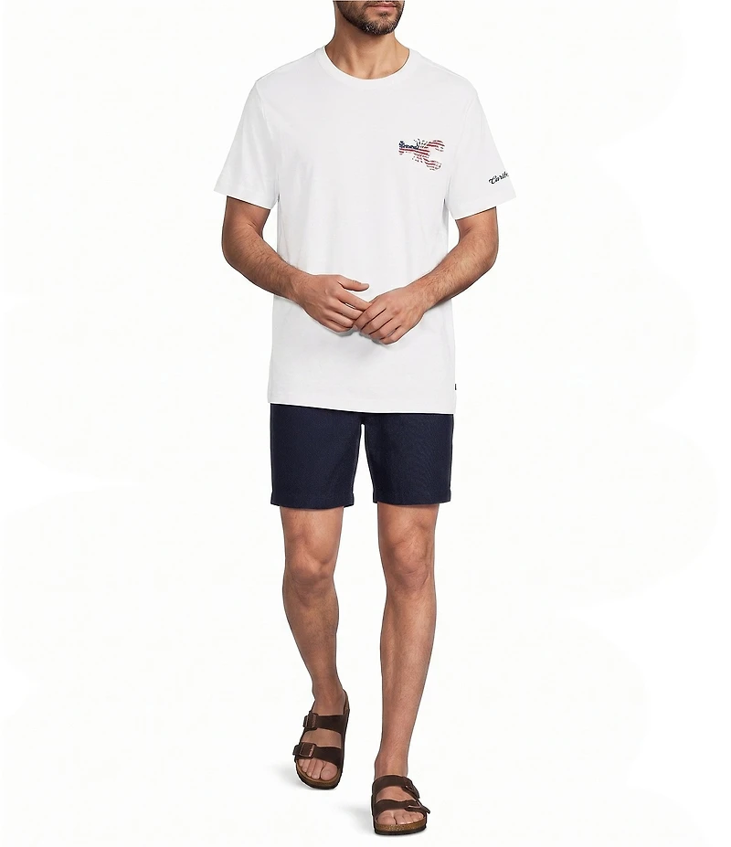 Caribbean Big & Tall Crustacean Flag Short Sleeve T-Shirt