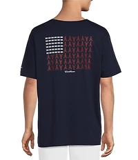 Caribbean Big & Tall Crustacean Flag Short Sleeve T-Shirt