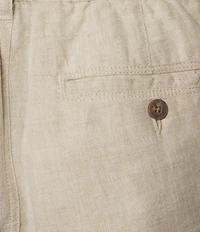 Caribbean Big & Tall Linen 9#double; Inseam Shorts