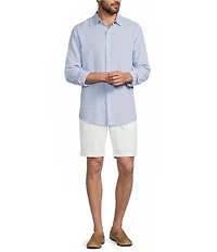 Caribbean Big & Tall 9#double; Inseam Linen Shorts