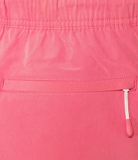 Caribbean Big & Tall Palmsway 8#double; Solid Swim Trunks